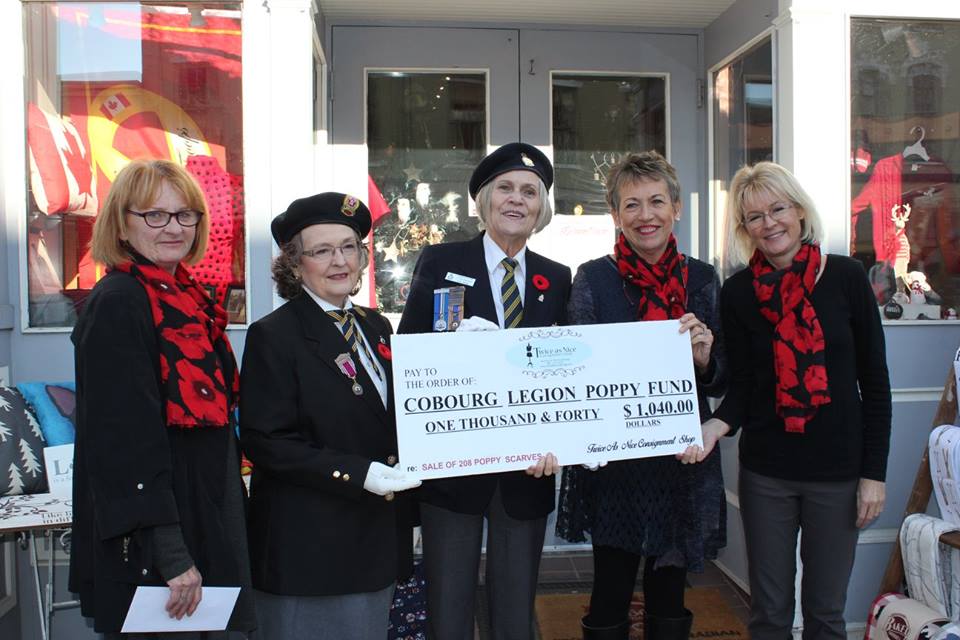 Twice as Nice Consignment Shop Donates to Legion’s Poppy Campaign