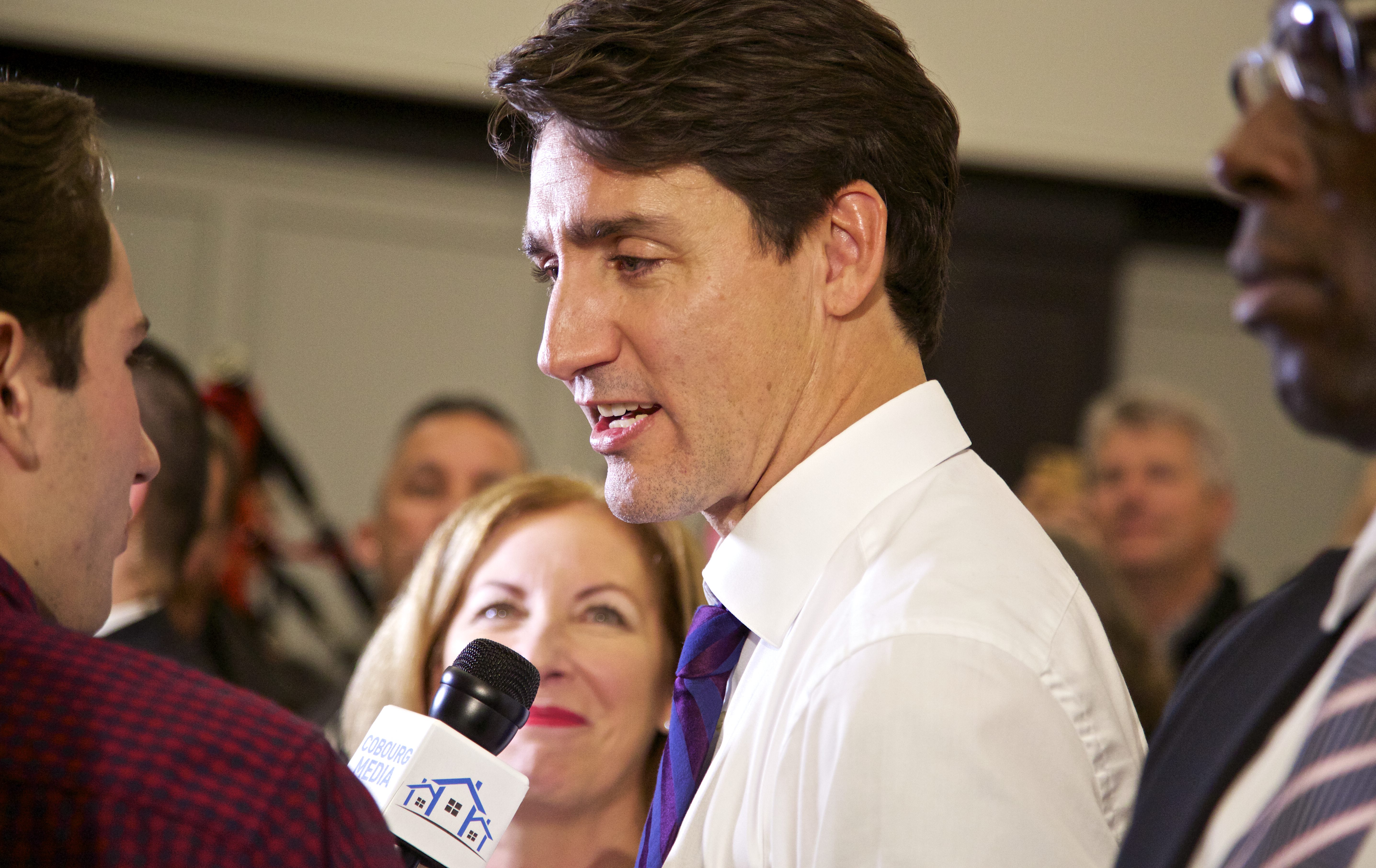 Prime Minister Justin Trudeau Supports Kim Rudd in Cobourg