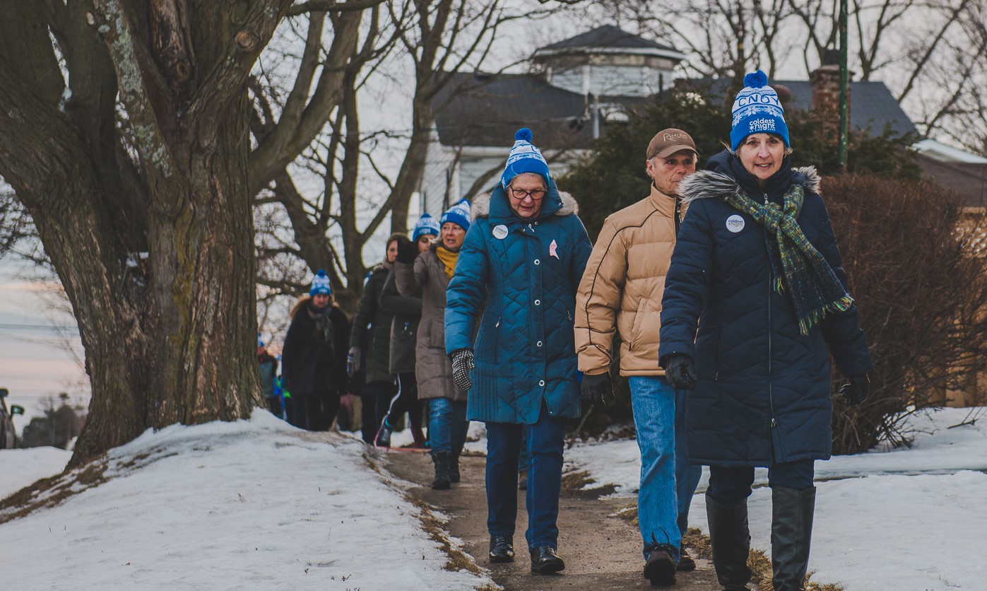 Coldest Night of the Year Walk-A-Thon Invites Teams to hit the street on February 22